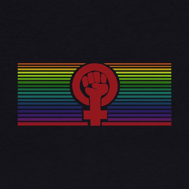 Rainbow feminist by bubbsnugg